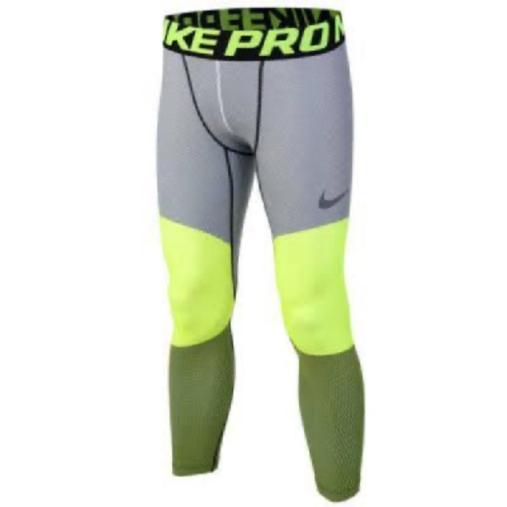 Nike Mens Pro Hyperwarm Lines Compression Tights